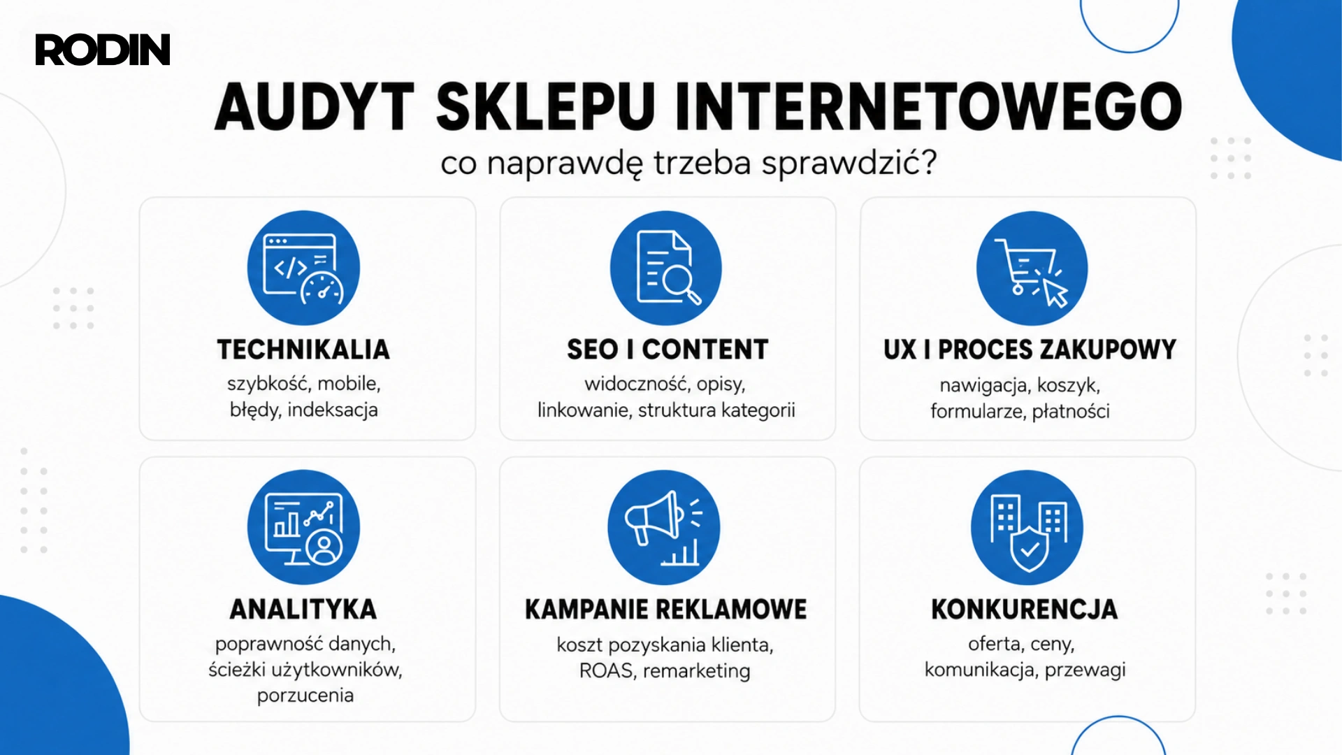Audyt sklepu internetowego - co naprawdę trzeba sprawdzić?