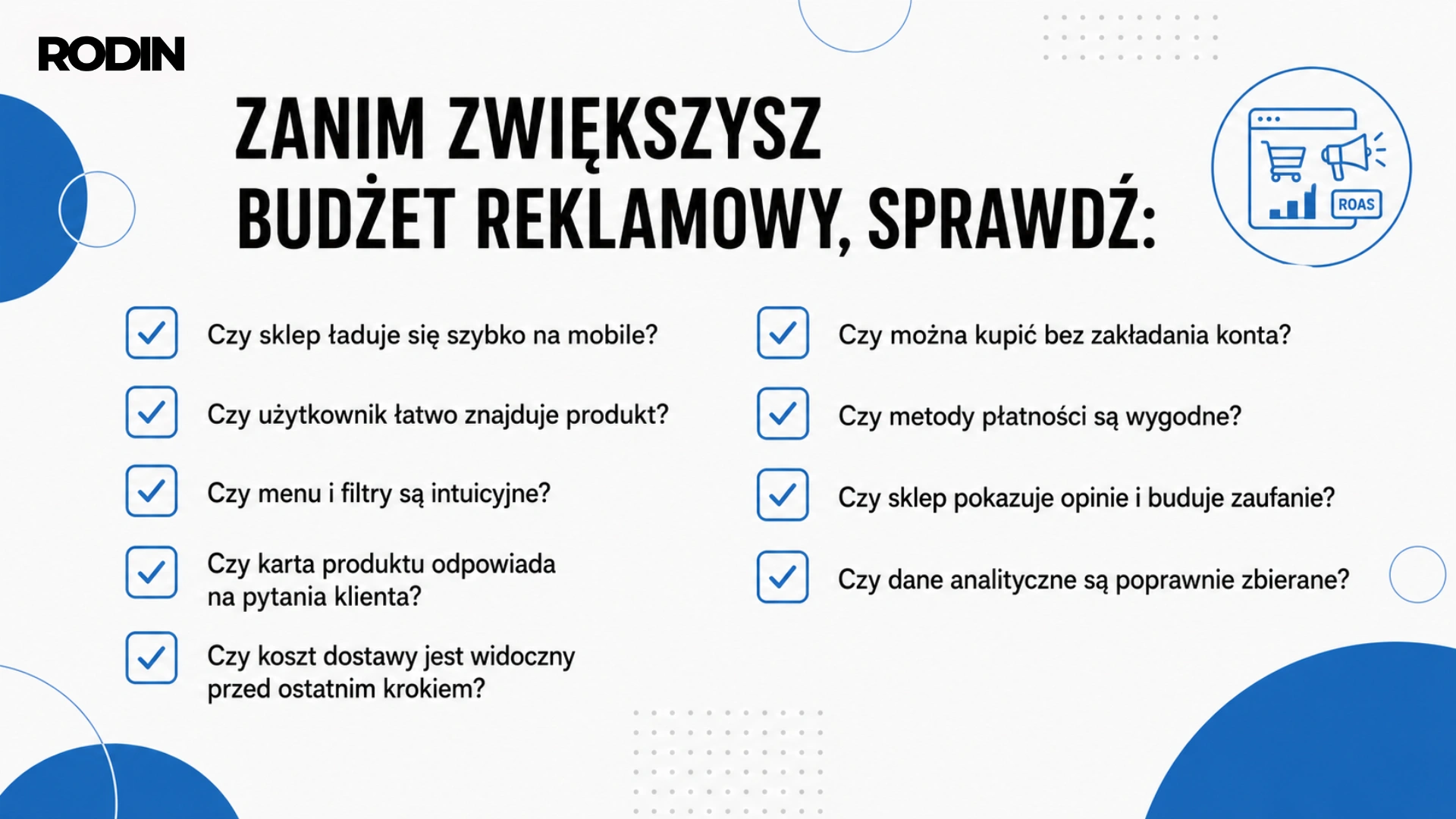 Zanim zwiększysz budżet reklamowy, sprawdź