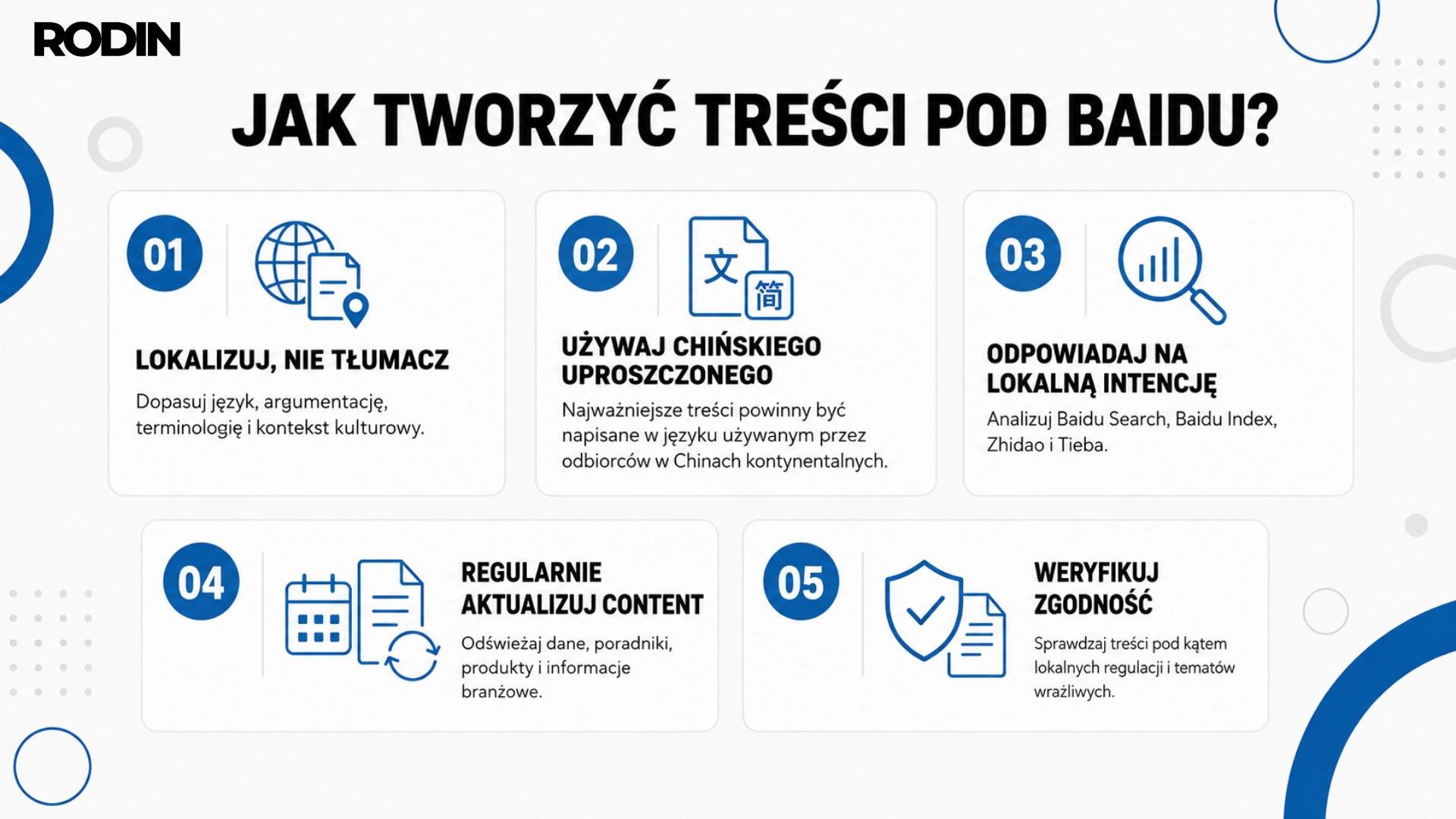 Jak tworzyć treści pod Baidu?