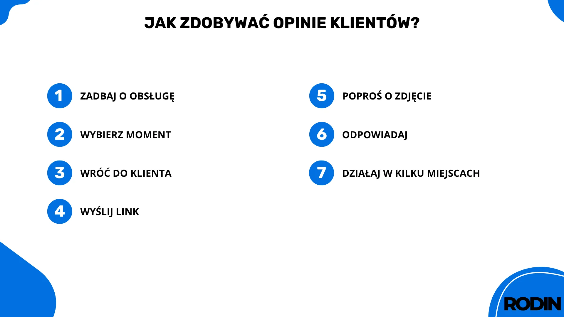 Jak zdobywać opinie klientów?